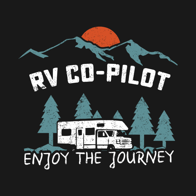 RV Couples Camping With RV, Mountains Travel Outdoors Gift by Wicked Zebra