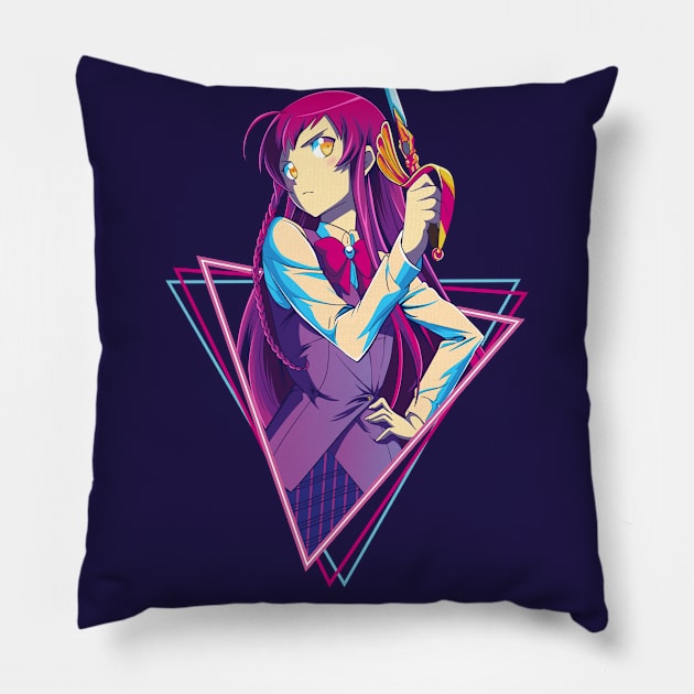 the devil is a part timer - emilia Pillow by mounier