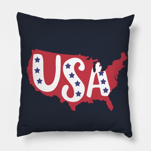 USA Pillow by valentinahramov