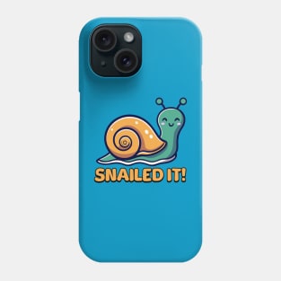 Snailed It! Cute Snail Cartoon! Phone Case