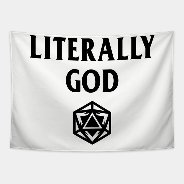 DnD Design Literally God Tapestry by OfficialTeeDreams