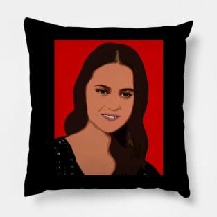 alicia vikander Pillow