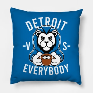 Detroit VS Everybody Pillow