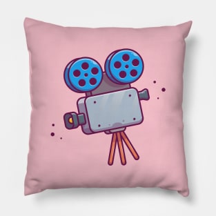 Camera Movie Cartoon Pillow