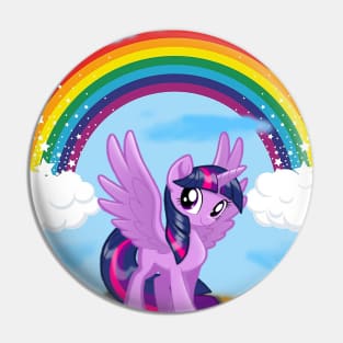 little pony with a rainbow Pin