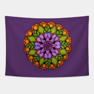 Sunrise Dew Mandala Tapestry