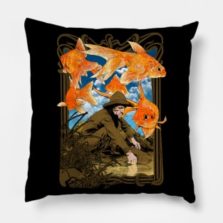 Goldfish Miner Pillow