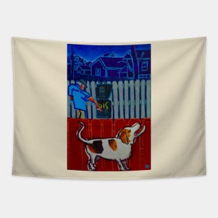 Backyard Grilling Tapestry