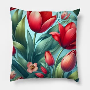 Tulip Flower Pillow