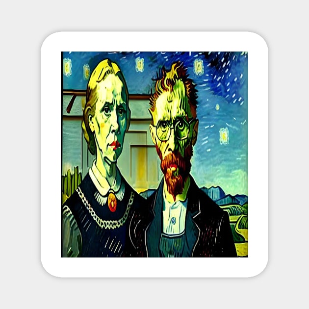 American Gothic Magnet by MadebyTigger