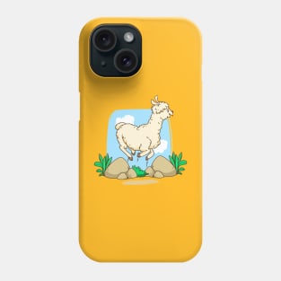 Hand Drawn Llama Alpaca Funny Phone Case