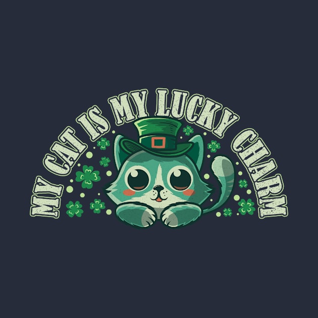 My Cat Is My Lucky Charm- St Patrick's Day by eriondesigns