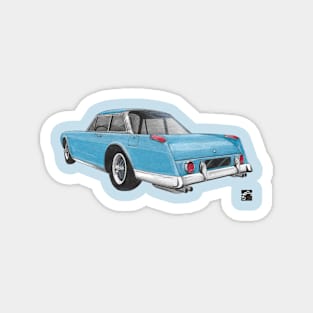 Geo3Doodles Facel-Vega Doodle Magnet