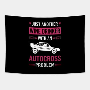 Wine Drinker Autocross Tapestry