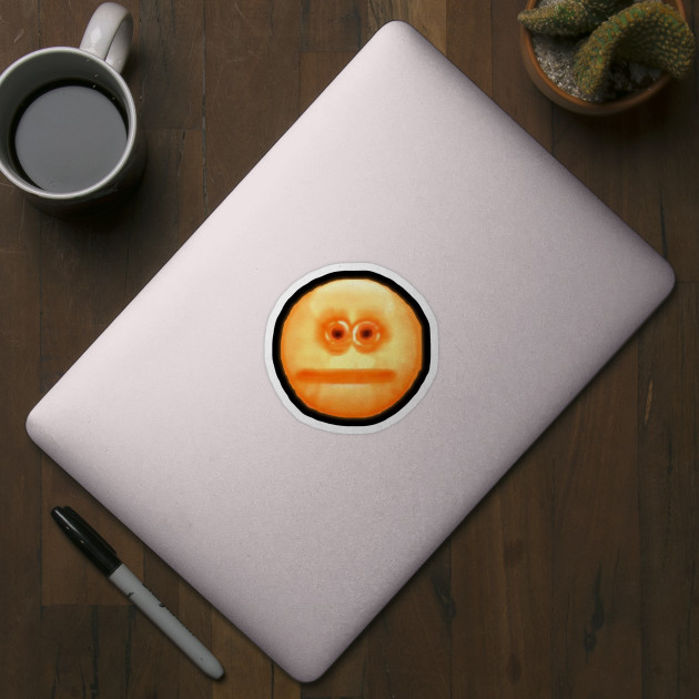 Cursed emoji Sticker for Sale by pandazo  Emoji stickers, Emoji, Vinyl  decal stickers