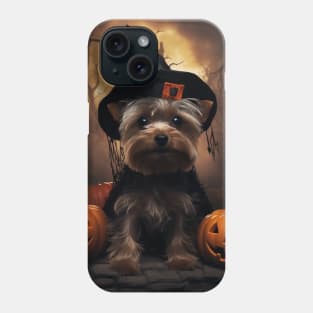 Cute Yorkshire terrier Halloween Phone Case