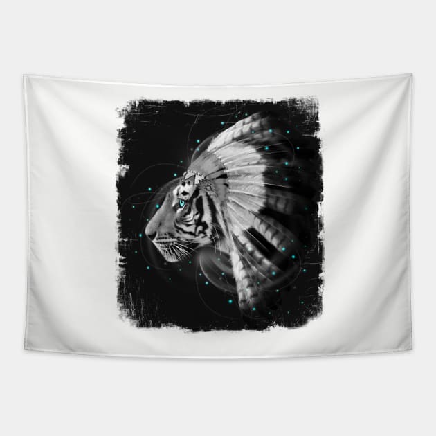 Don't Define Your World (Chief of Dreams: Tiger) Tapestry by soaring anchor designs