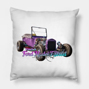 1923 Ford Model T Street Hot Rod Pillow