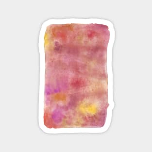 Warm Tone Colors Blend - Abstract Watercolor Painting Magnet