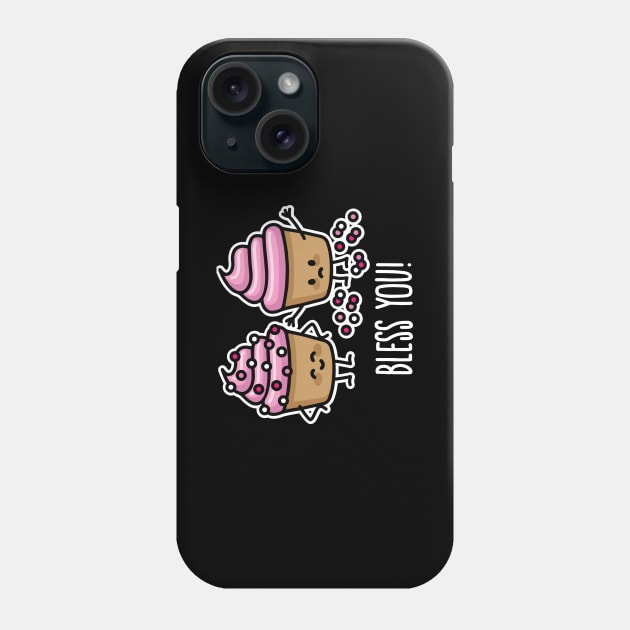 Bless you! cupcakes sprinkles sneezing cupcake Phone Case by LaundryFactory