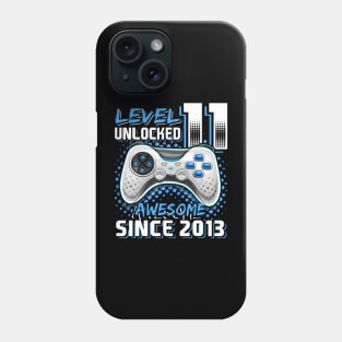 11th Birthday Gamer 11 Year Old Funny Bday Boy Eleven Son Phone Case