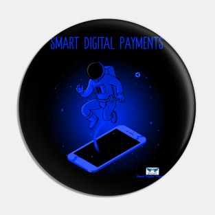 Smart Digital Payments astronaut. Pin