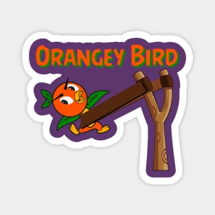 Orangey Bird Magnet