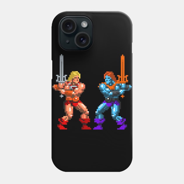 He-Man Vs. Faker Phone Case by Chaosblue