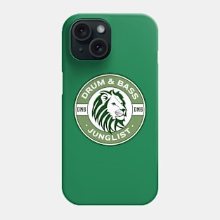 DRUM AND BASS  - Lion Life Saver (green) Phone Case