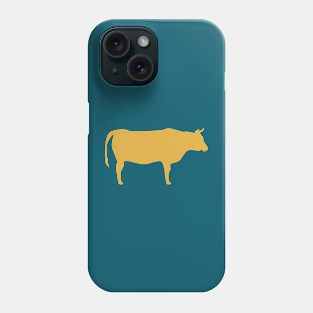 Randall Cattle (Zest) Phone Case by Cascade Patterns