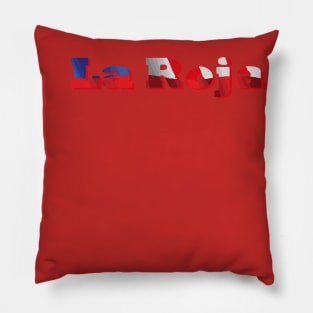 Chile Logo with La Roja! Pillow