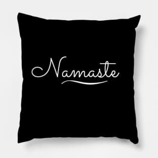 Namaste Yoga Design Pillow