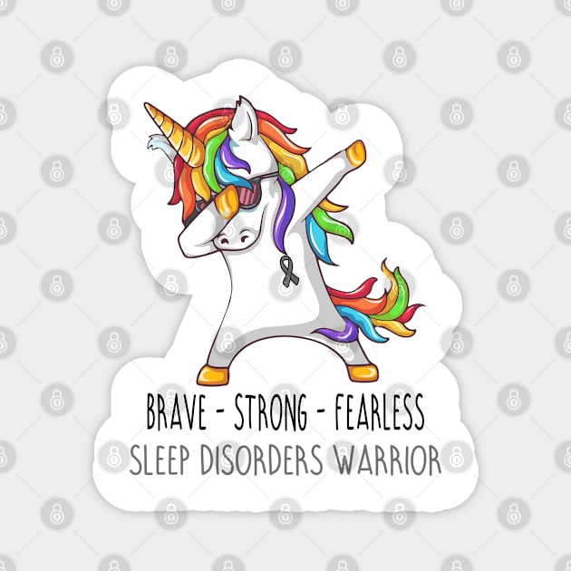 Sleep Disorders Warrior Brave Strong Fearless Support Primary Sclerosing Cholangitis Warrior Gifts Magnet by ThePassion99