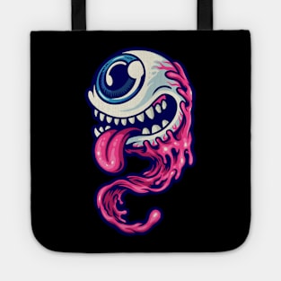 halloween character one eye monster Tote