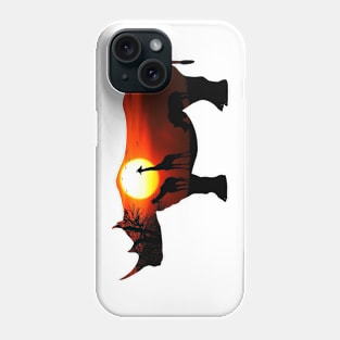 Rhino wild Phone Case