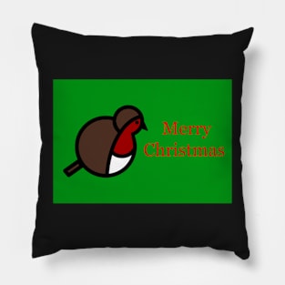 Christmas Robin Pillow