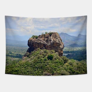 Sigiriya Sri Lanka rock / Swiss Artwork Photography Tapestry