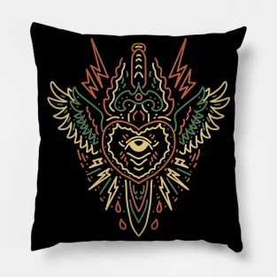 flying dagger Pillow