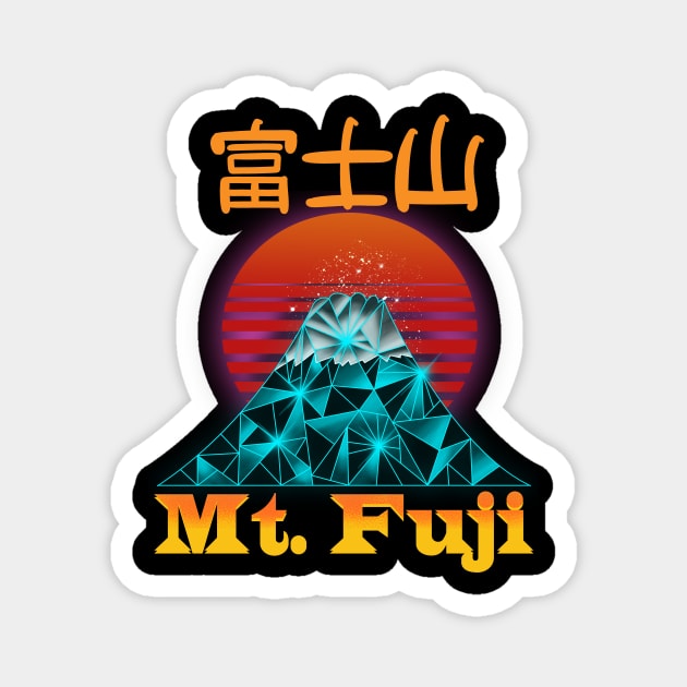 Mt. Fuji Magnet by absolemstudio