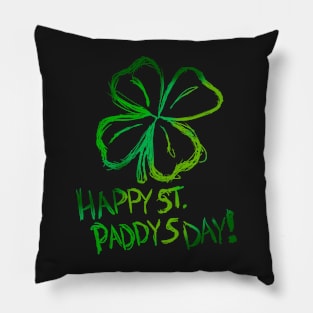 Scratch off art - St. Paddy's Day Pillow