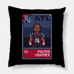 justin shaffer 8bit Pillow