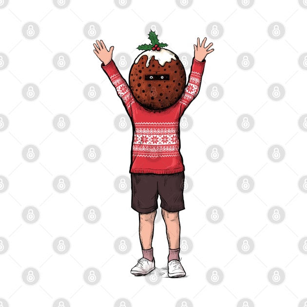 Scary Christmas Pudding Boy by RGB Ginger