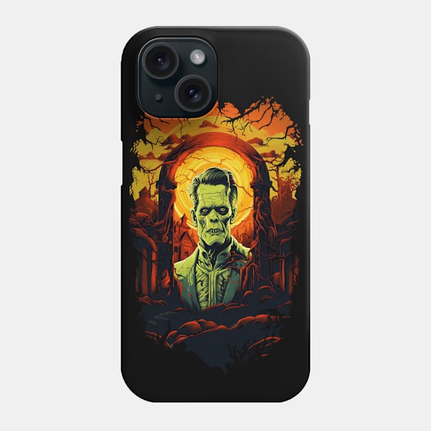 Frankenstein Phone Case by So Red The Poppy