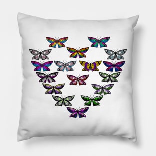 Fly With Pride: Butterfly Bonanza Pillow