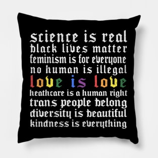 Goth Humanist Pillow