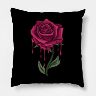 Blood Rose Pillow