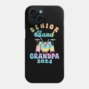 senior Band Grandpa 2024 Funny grandpa Grandfather Phone Case