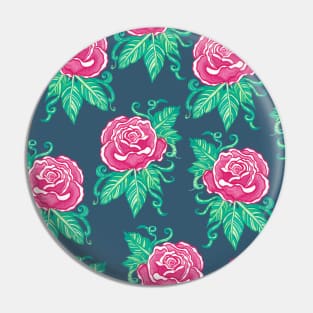 Rose Pattern Pin