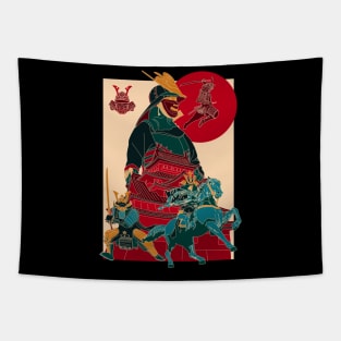 Samurai Warrior - Japanese Art Tapestry