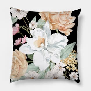 Roses flower, flowers, rose, rose flowers, simple design, floral Pillow